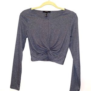 Tops - Forever 21 crop top gray Tops - Forever 21 crop top gray
